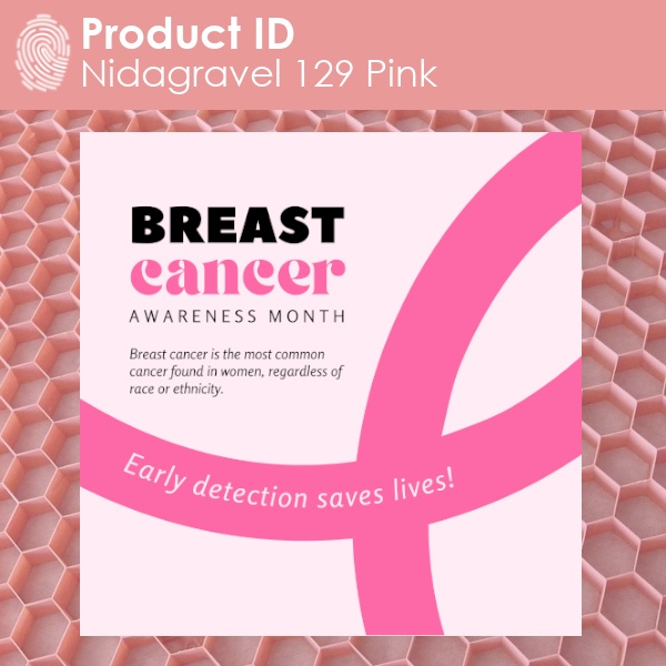 Nidagravel 129 PINK Gravel Grid - Supporting Breast Cancer UK