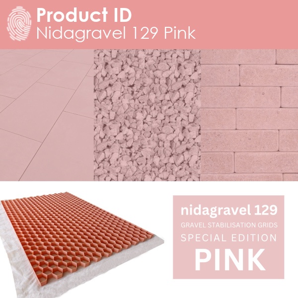 Nidagravel 129 PINK Gravel Grid - Supporting Breast Cancer UK
