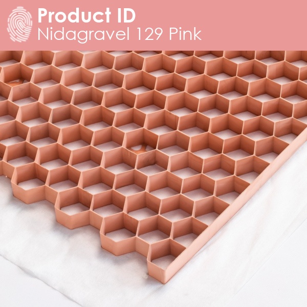 Pink gravel grids for breast cancer awareness - Nidagravel UK